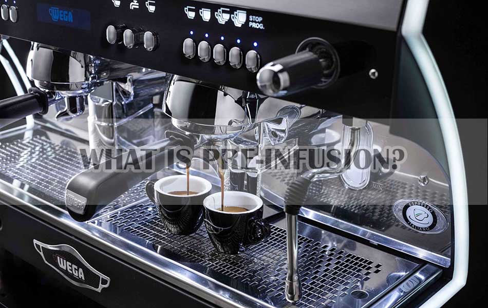 Pre infusion & E61 là gì? Máy pha cafe Wega Italy